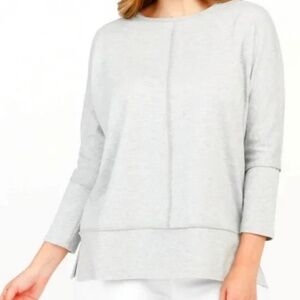 Spanx Dolman Dressy Sweatshirt Grey